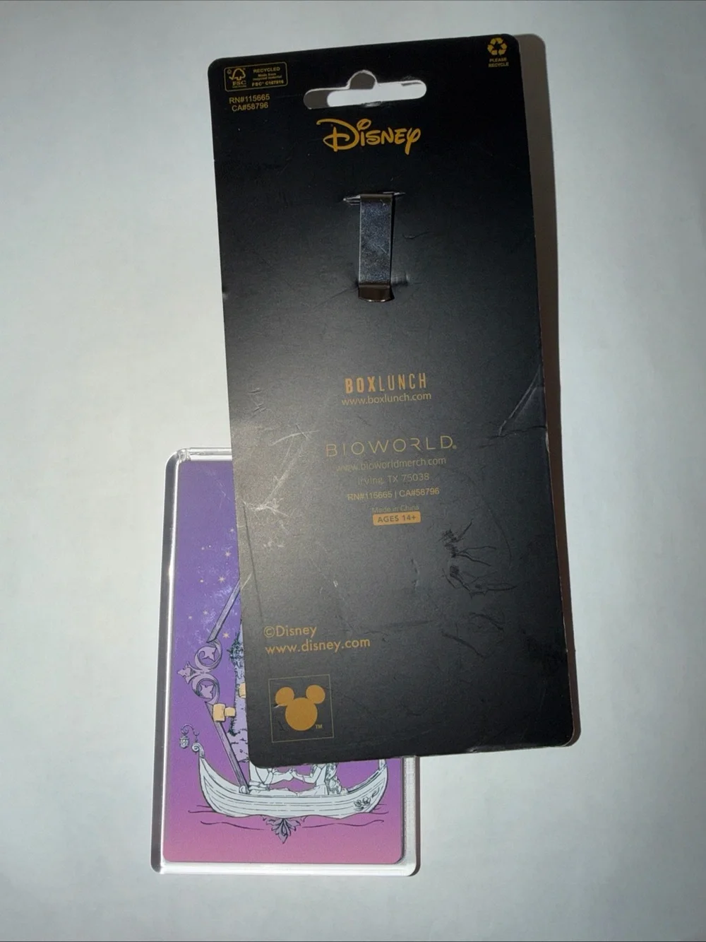 Loungefly Disney Tangled Rapunzel & Flynn Retractable Lanyard ID Holder NEW